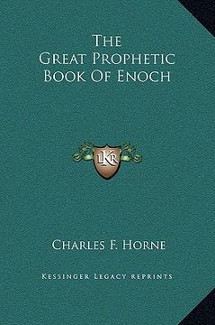 portada the great prophetic book of enoch (en Inglés)