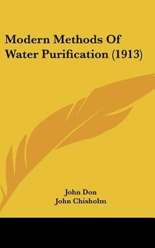 portada modern methods of water purification (1913) (en Inglés)