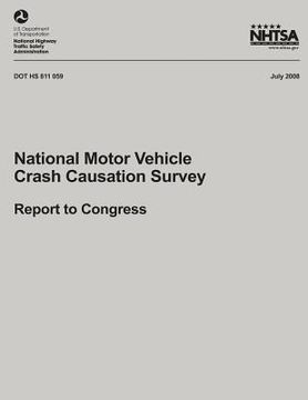 portada National Motor Vehicle Crash Causation Survey: Report to Congress (en Inglés)