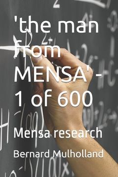 portada 'the man from MENSA' - 1 of 600: Mensa research