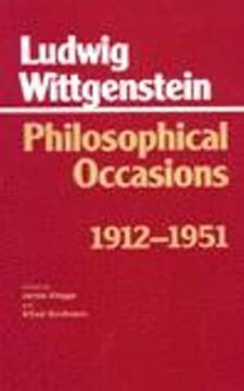portada Philosophical Occasions: 1912-1951 (Hackett Classics)