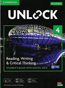 portada Unlock Level 4 Reading, Writing and Critical Thinking Student's Book with Digital Pack [With eBook] (in English)