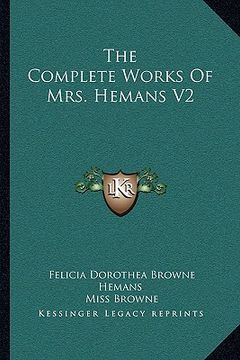portada the complete works of mrs. hemans v2