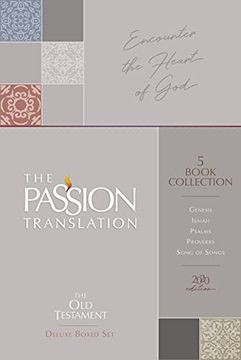 portada Old Testament 5 Book Collection: Deluxe Boxed set (Passion Translation) (in English)
