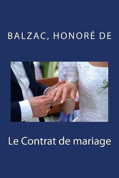 portada Le Contrat de mariage (in French)