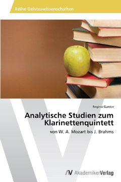 portada Analytische Studien Zum Klarinettenquintett