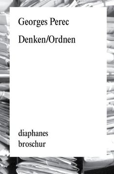 portada Denken/Ordnen (en Alemán)