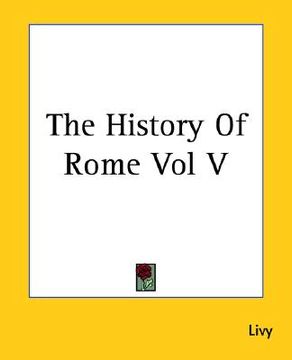 portada the history of rome vol v
