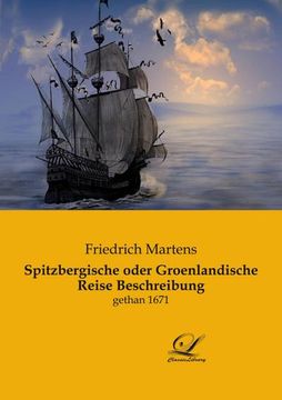 portada Spitzbergische Oder Groenlandische Reise Beschreibung (en Alemán)