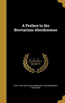 portada A Preface to the Breviarium Aberdonense (en Inglés)
