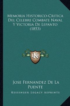 portada Memoria Historico-Critica del Celebre Combate Naval y Victoria de Lepanto (1853)