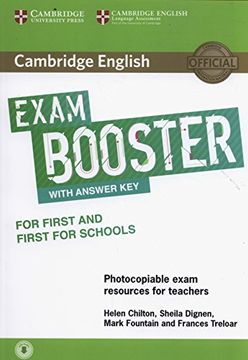 portada Cambridge English Exam Booster for First and First for Schools With Answer key With Audio: Photocopiable Exam Resources for Teachers (Cambridge English Exam Boosters) 