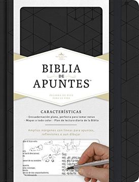 portada Rvr 1960 Biblia de Apuntes, Negro Símil Piel (in Spanish)
