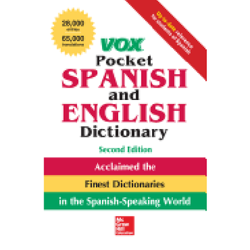 portada Vox Pocket Spanish and English Dictionary, 2nd Edition (in English)