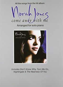 portada norah jones "come away with me": arranged for solo piano
