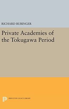 portada Private Academies of the Tokugawa Period (Princeton Legacy Library)