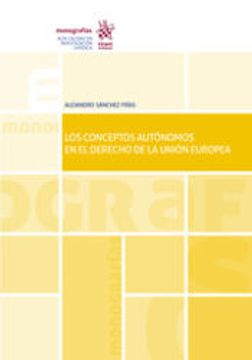 portada Los Conceptos Autónomos en el Derecho de la Unión Europea