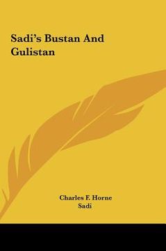 portada sadi's bustan and gulistan (en Inglés)