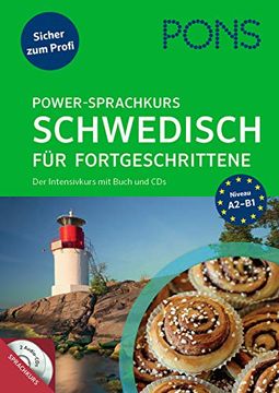 portada Pons Power-Sprachkurs Schwedisch für Fortgeschrittene: Sicher zum Profi. Der Intensivkurs mit Buch und cd