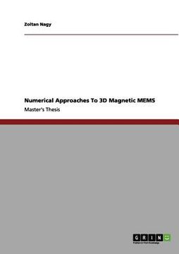 portada numerical approaches to 3d magnetic mems (en Inglés)