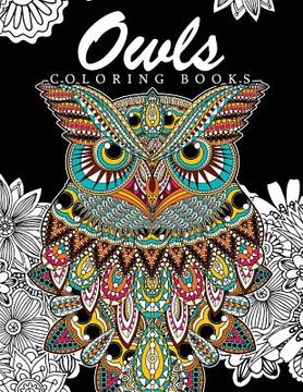 portada Owls Coloring Books: Jacqueline G. Minks (en Inglés)