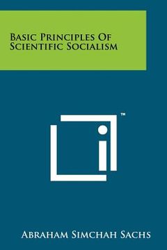 portada basic principles of scientific socialism (en Inglés)