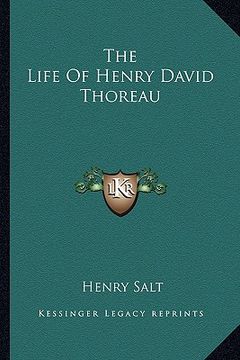 portada the life of henry david thoreau (in English)