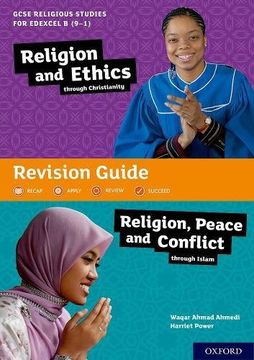 portada Gcse Religious Studies for Edexcel b (9-1): Religion and Ethics Through Christianity and Religion, Peace and Conflict Through Islam Revision Guide (en Inglés)