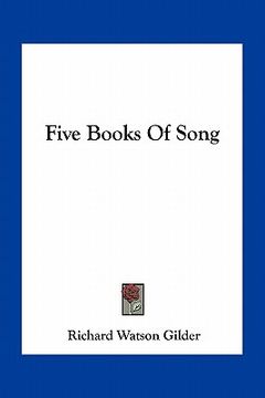 portada five books of song