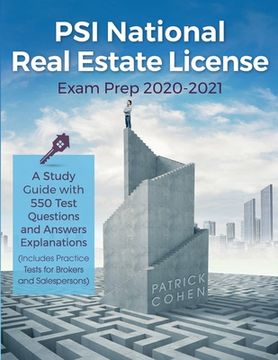 portada Psi National Real Estate License Exam Prep 2020-2021: A Study Guide With 550 Test Questions and Answers Explanations (Includes Practice Tests for Brokers and Salespersons) (en Inglés)