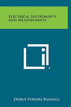 portada Electrical Instruments and Measurements (en Inglés)