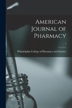 portada American Journal of Pharmacy; 1