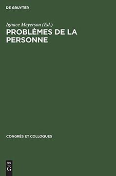 portada Problèmes de la Personne (en Francés)