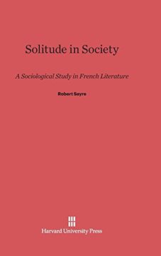 portada Solitude in Society (en Inglés)