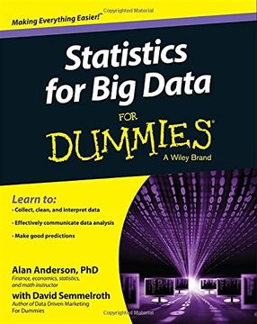 portada Statistics For Big Data For Dummies (en Inglés)