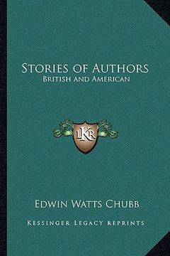 portada stories of authors: british and american (en Inglés)