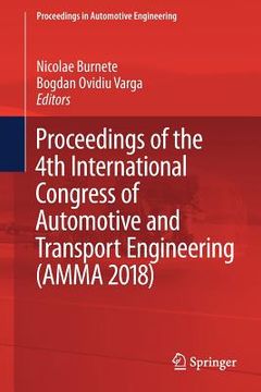 portada Proceedings of the 4th International Congress of Automotive and Transport Engineering (Amma 2018)