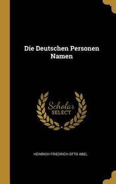 portada Die Deutschen Personen Namen (en Inglés)