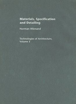 portada materials, specification and detailing: foundations of building design (en Inglés)