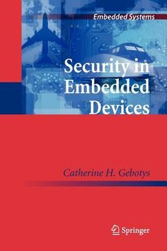 portada security in embedded devices (en Inglés)