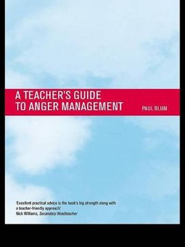 portada Teacher's Guide to Anger Management (en Inglés)