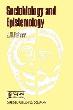 portada sociobiology and epistemology (en Inglés)