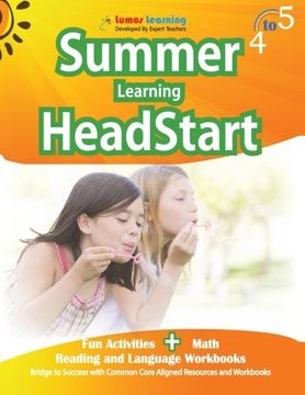 portada Summer Learning HeadStart, Grade 4 to 5: Fun Activities Plus Math, Reading, and Language Workbooks: Bridge to Success with Common Core Aligned Resources and Workbooks