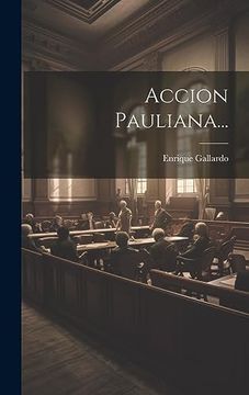 portada Accion Pauliana. (in Spanish)