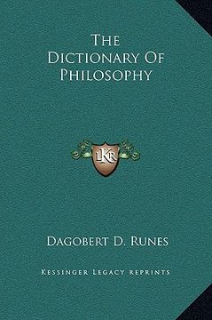 portada the dictionary of philosophy (in English)