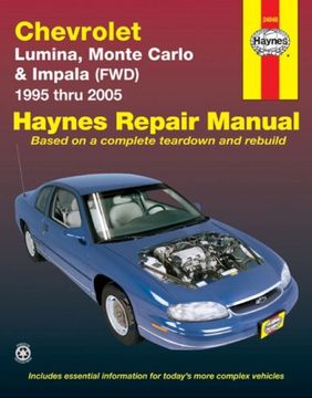 portada Chevrolet Lumina, Monte Carlo & Impala (Fwd) (95 - 05) (Hayne's Automotive Repair Manual) (en Inglés)