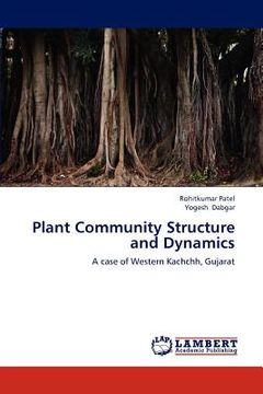 portada plant community structure and dynamics (en Inglés)