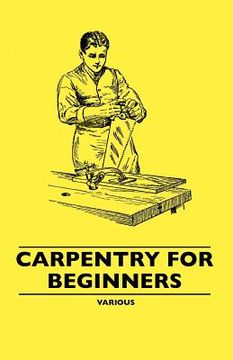portada carpentry for beginners (en Inglés)