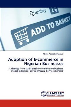 portada adoption of e-commerce in nigerian businesses (en Inglés)