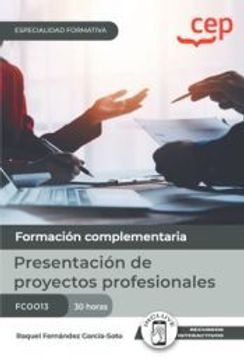 portada Manual Presentacion de Proyectos Profesionales Fcoo13 Espec
